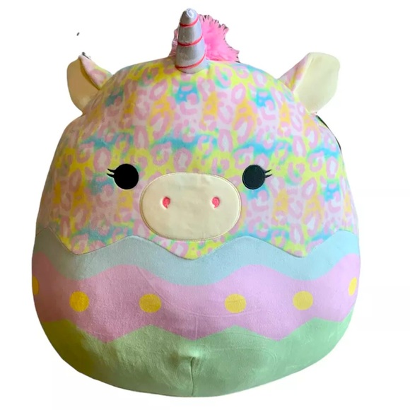 Kellytoy Other - 20” Bexley Squishmallow Tie Dye Unicorn Egg Plush Kelly toys